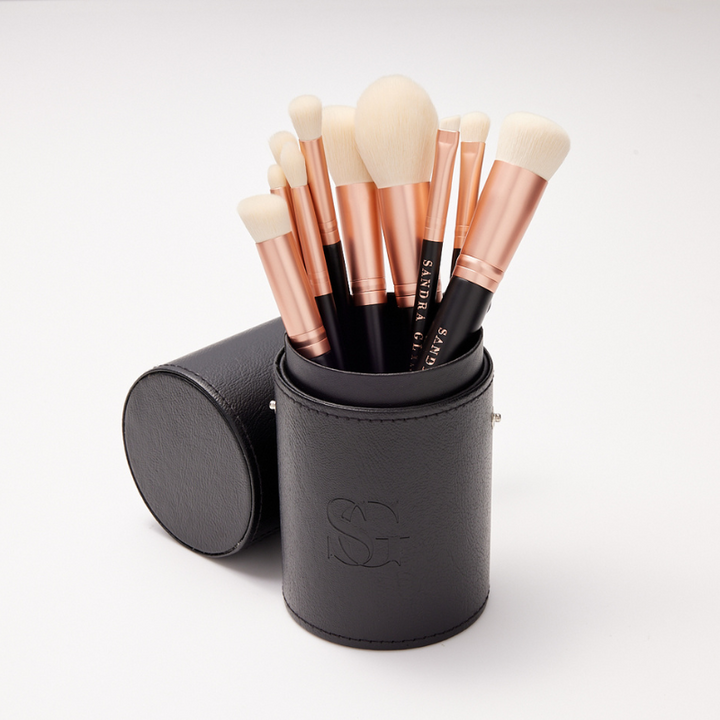 Sandra Glynn Fabulous 10 piece Rose Gold Brush set