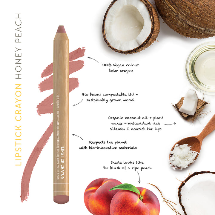 LÜK Lipstick Crayon - Honey Peach